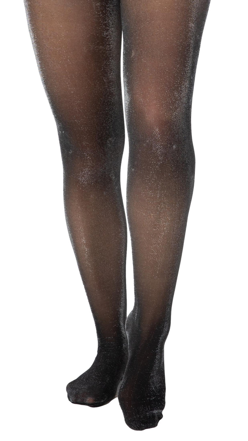 All Over Shimmer Tights Black