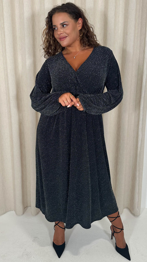 Plus size dress with cardigan deals