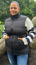 CurveWow Padded Gilet Black