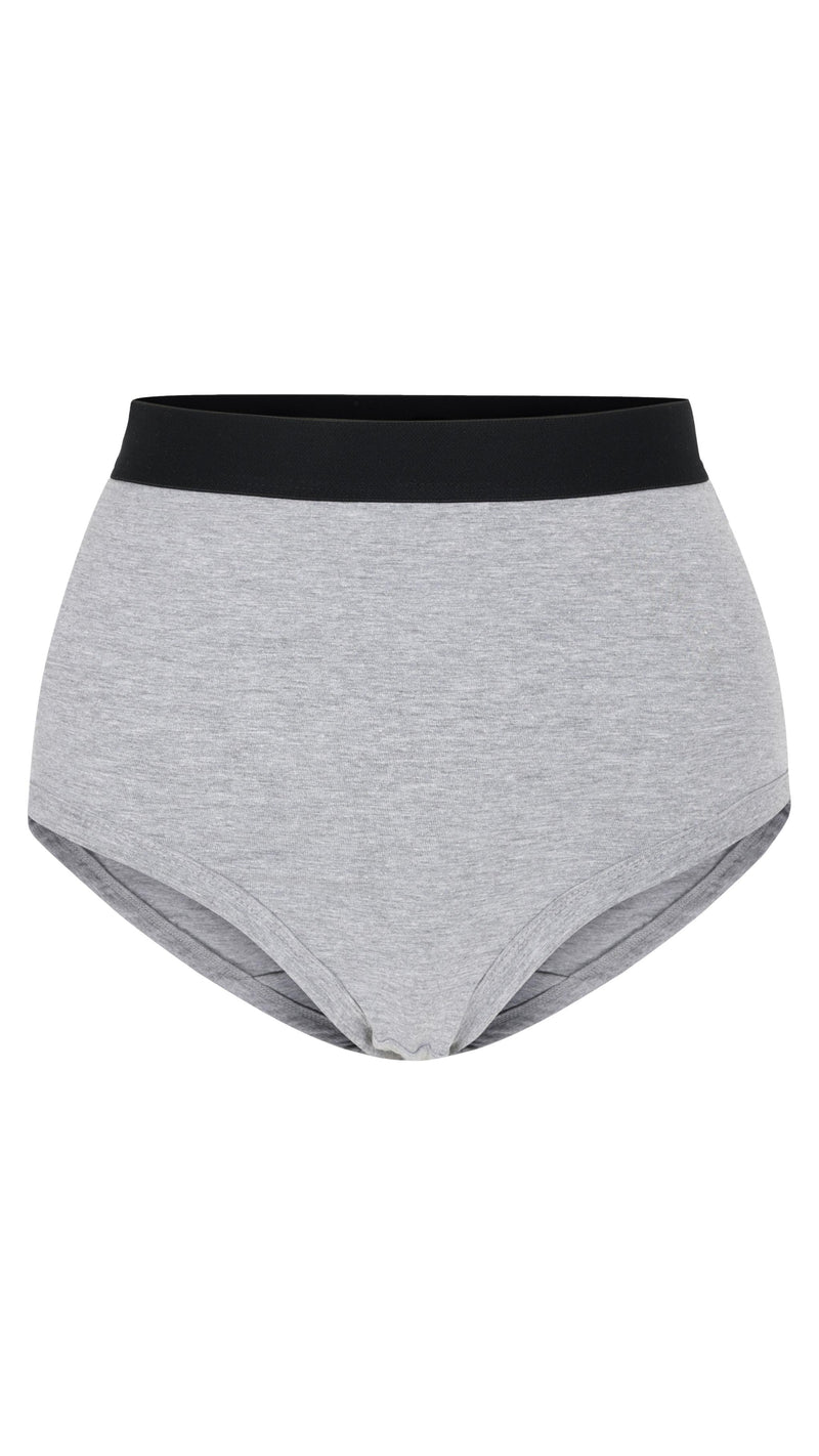 CurveWow Comfort Brief Grey Marl