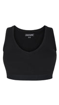 CurveWow Comfort Bralette Black