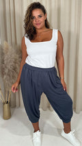 CurveWow Pocket Harem Trouser Charcoal