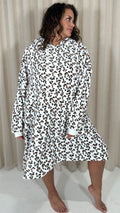 CurveWow Snuggle Hoodie Leopard