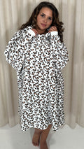 CurveWow Snuggle Hoodie Leopard