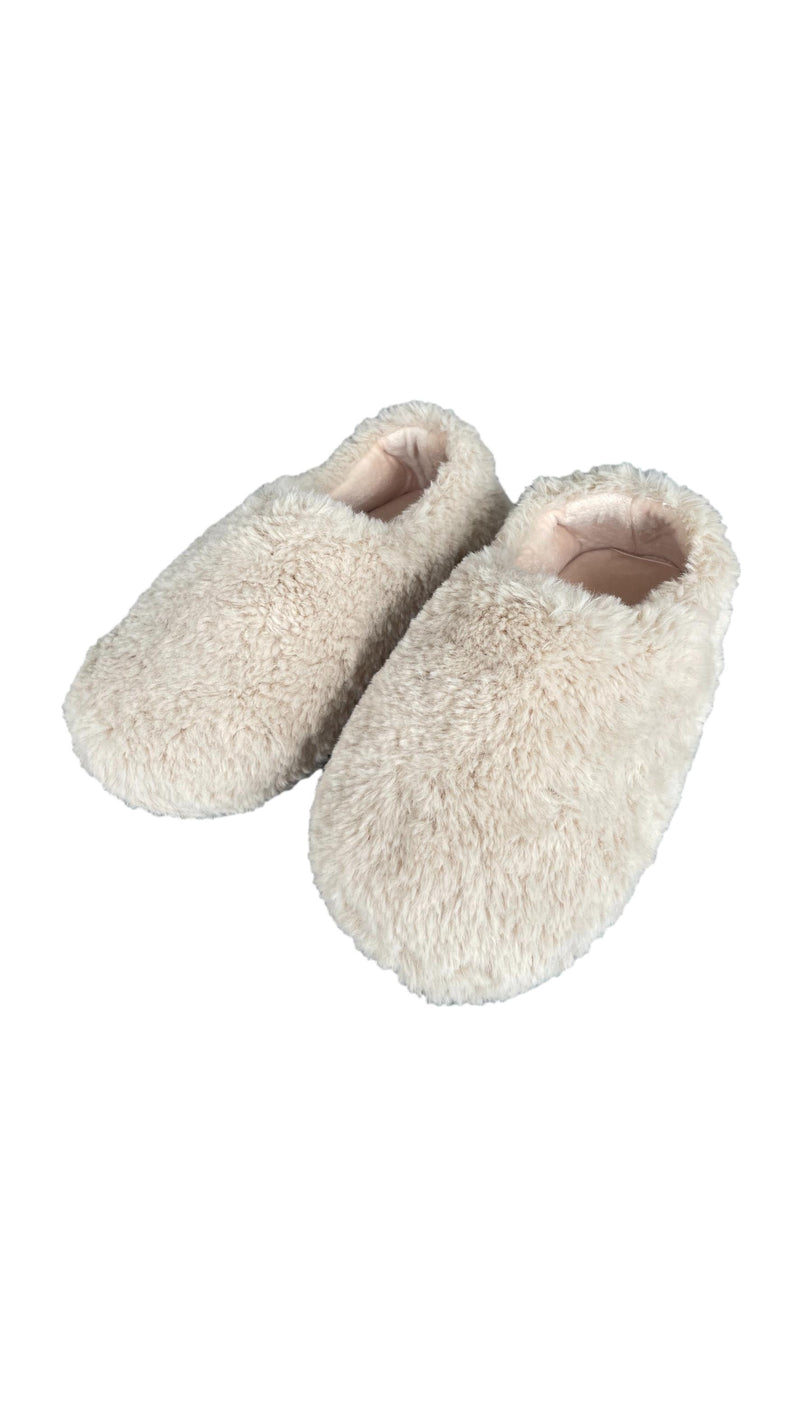 Cosy Borg Mule Slipper Stone