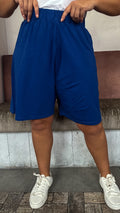 CurveWow Pull On Shorts Blue