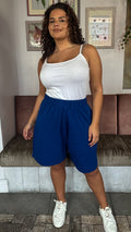 CurveWow Pull On Shorts Blue