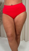 Curvy Seam Free Comfort Brief Red