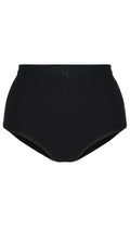 CurveWow 3 Pack Mixed Full Cotton Brief Black/Grey/White