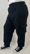 CurveWow Cargo Jogger Black