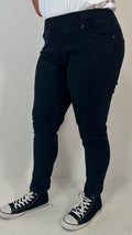 CurveWow Pull On Jegging Black