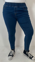 CurveWow Pull On Jegging Mid Blue