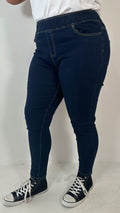 CurveWow Pull On Jegging Indigo