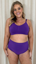 Curvy Seam Free Comfort Brief Purple