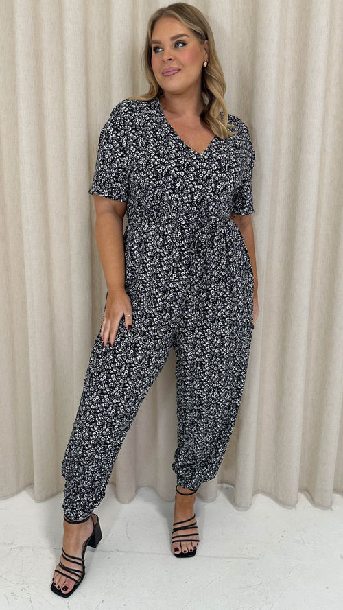 Plus size gray jumpsuit online