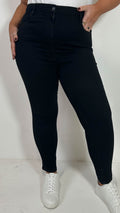 CurveWow Skinny Jeans Black