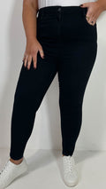 CurveWow Skinny Jeans Black