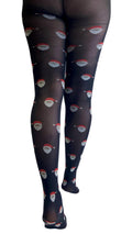 Jolly Santa Tights Black