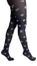 Jolly Santa Tights Black